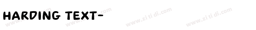 Harding Text字体转换